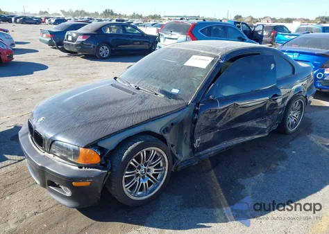 2001 BMW M3 z USA, uszkodzony, nr VIN WBSBL93411JR11221